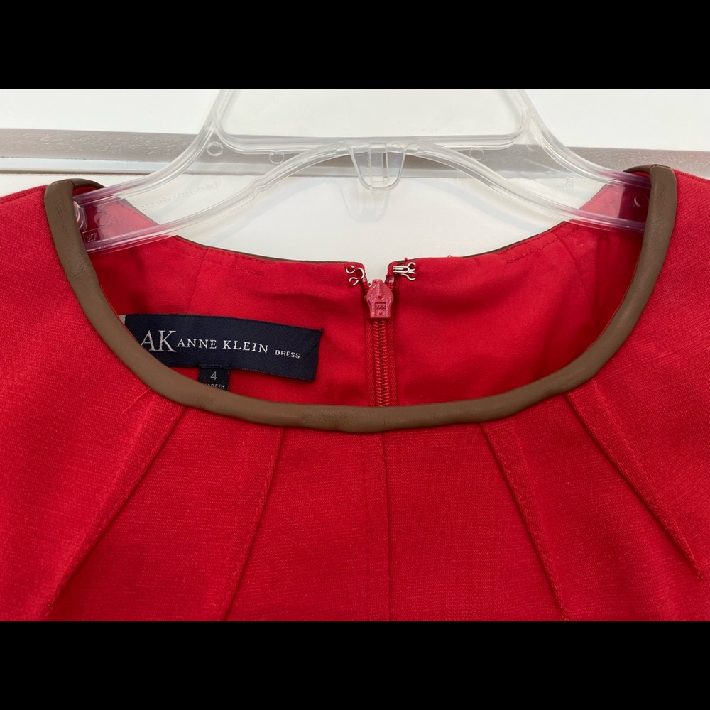 Gorgeous red Anne Klein dress